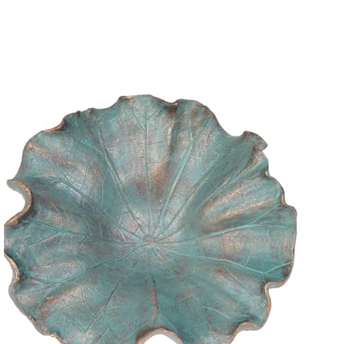 Guichifun Green Lotus Leaf Wall Décor - Resin Home Accents Indoor Or Outdoor Wall Sculptures Hanging Flowers For Bathroom Living Room Bedroom Gifts 7 X 7 X 2.75 Inch thumb #1