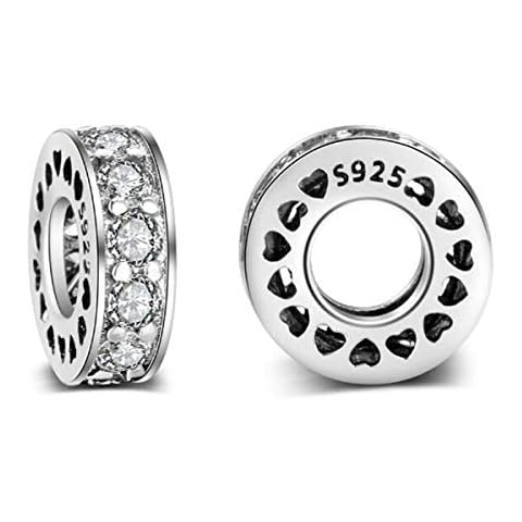 YASHUO 925 Sterling Silver Spacer Beads Cover