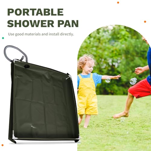 Outdoor camping shower tray imperméable avec bassin de drainage