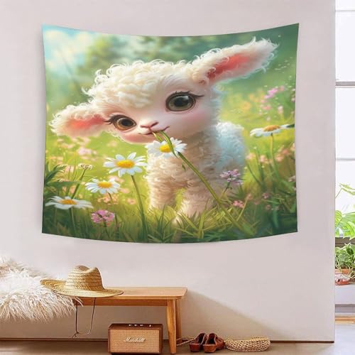Tapisserie murale pour cacher un mur blanc de dortoir collge