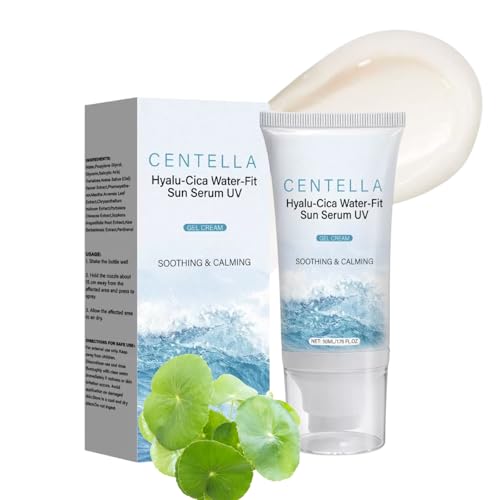 Image of Centella Sunscreen SPF 50+ PA++++ – Lightweight Face Sunscreen Gel Cream with Centella Asiatica, No White Cast & Non-Greasy, Hydrating UV Protection for Sensitive Skin, Korean Skincare 50ml