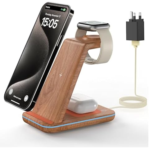 GEEKERA 3 in 1 Wireless Charging Station Cover