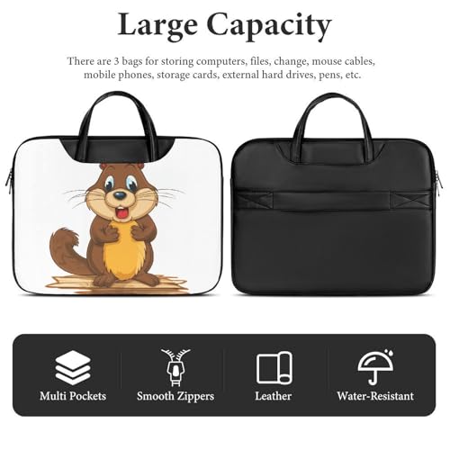 Bolso de hombro impermeable para laptop 17 pulgadas miniatura 5