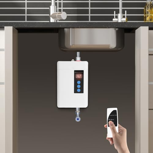 Calentador de agua electrónico 5L con pantalla LED