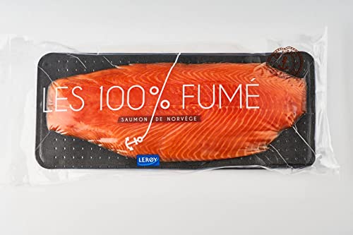 Filet de Saumon fumé prétranché "traditionnel" SANS peau 1KG Cover