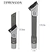 Crevice Duster Tool for Shark HV322 HV301 NV752 NV650 NV800 NV151 ZD201 LA502 AZ2001 HZ2002 Rotator/Rocket/Duoclean/APEX/Navigator Vacuum Cleaners Extended Reach Attachments Brush
