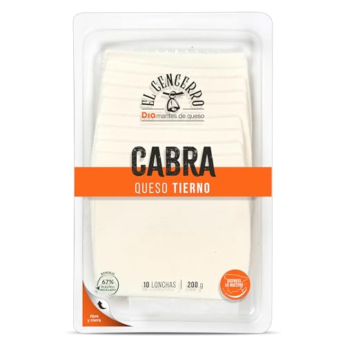 DIA EL CENCERRO queso tierno de cabra lonchas envase 200 gr