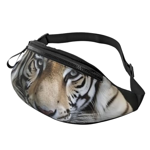 Tiger Lie On Rock Fanny Pack Crossbody Belt Bag