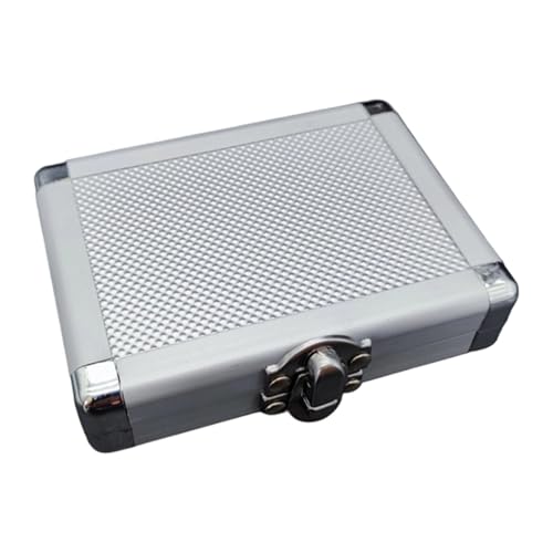 ＡＷＨＡＯ Mini maletín de herramientas, estuche de transporte de aleación de aluminio, 7,09'' x 3,39'' x 1,14''