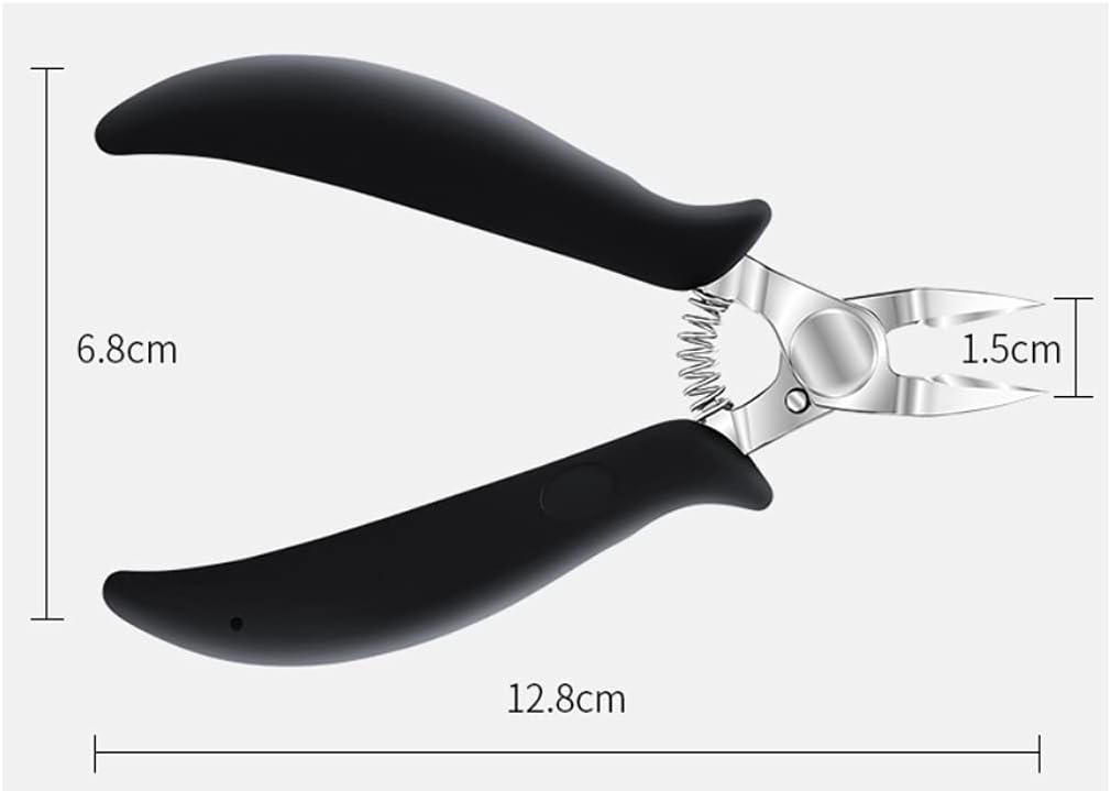 Nail Sulcus Special Scissors, Pointed Pedicure Ingrown Pliers Set, Toe