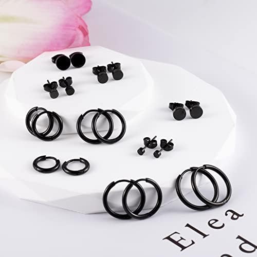 Stainless Steel Earrings Stainless Steel Hoop Earrings Stainless Steel Earrings Studs Small Men's Earrings Studs Huggie Earrings for Women