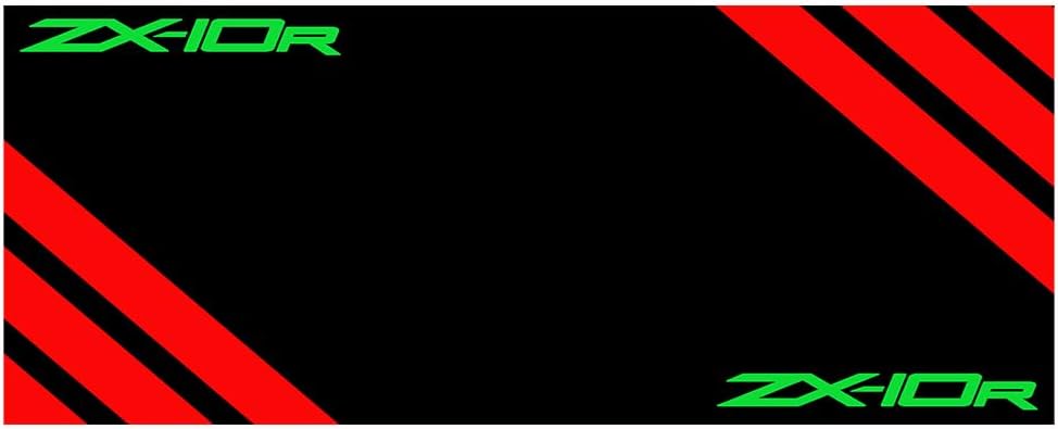 Motorcycle Garage Mat for Ninja ZX-10R – Oil-Resistant Non-Slip Parking Pad for Garage Floor Protection, Maintenance, Shop Display – Premium Mat for ZX 10R
