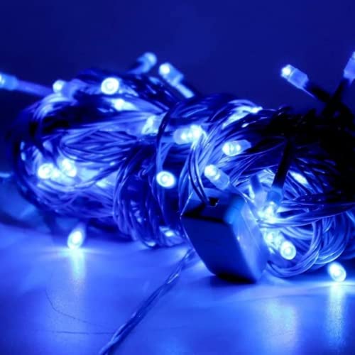 Image of One94Store LED Pixel Series String Light, 36 Feet Long 360 Degree LED Bulb Light Series Copper Led Pixel String Light for Home Diwali, Christmas Decoration (Pack of 5, Blue)