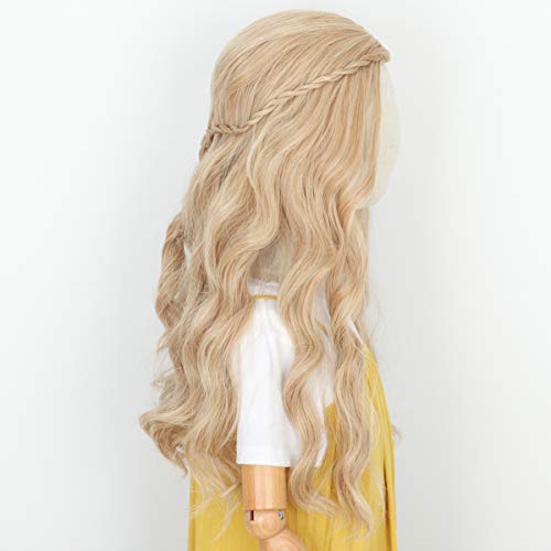 M Miss U Hair Princess Kids Wig, Missuhair Girl's Costume Wig Child Long Wavy Blonde Halloween Cosplay Wig Gift #TOP2