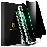 UNBREAKcable 2 Pack Privacy Screen Protector for iPhone 11 Pro Max/Xs Max, Shatterproof Tempered Glass [True 28°Anti Spy] [9H Hardness] [Easy Installation] Protector for Apple 6.5'