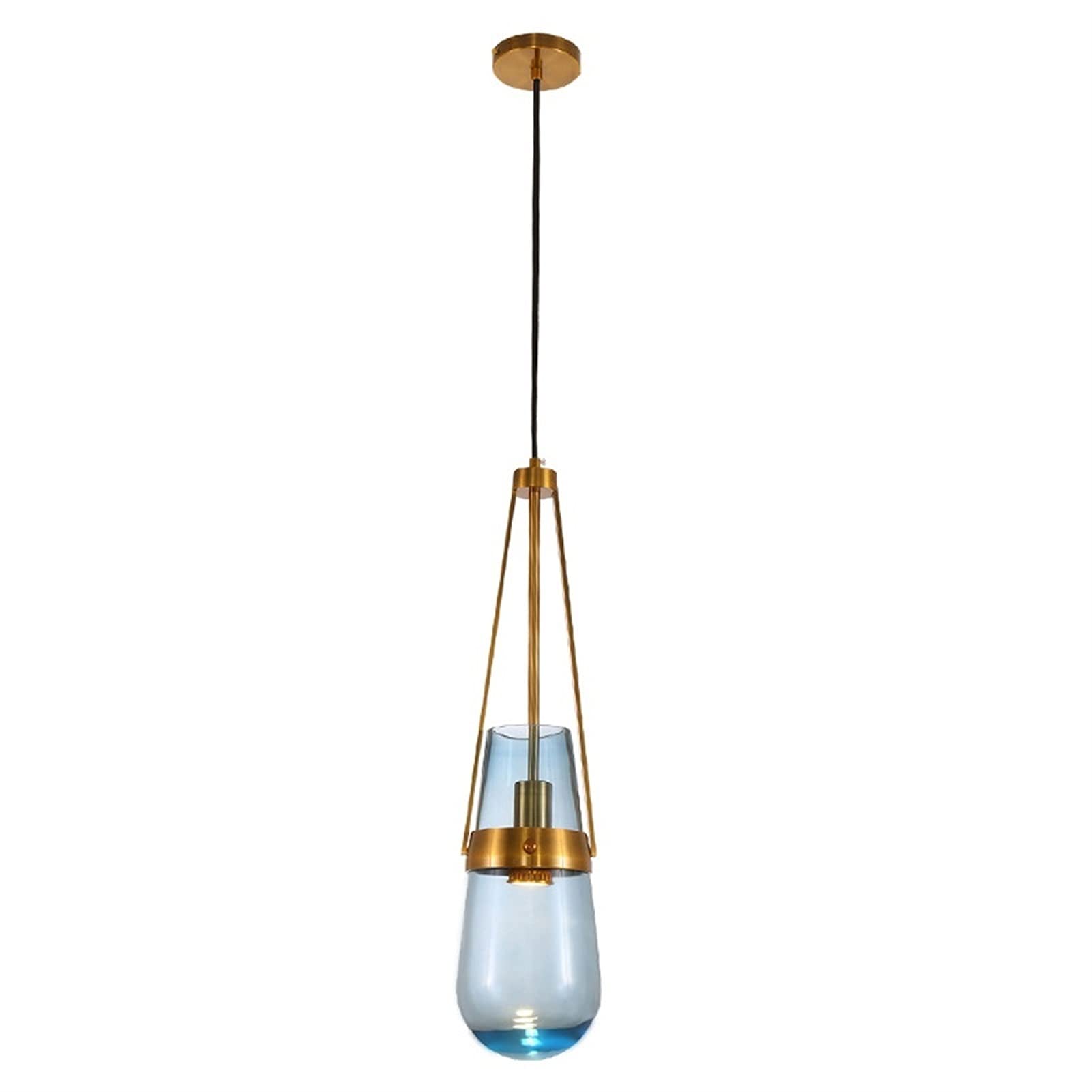 Lampe suspendue en verre créative pour ambiance café bar et allée de maison