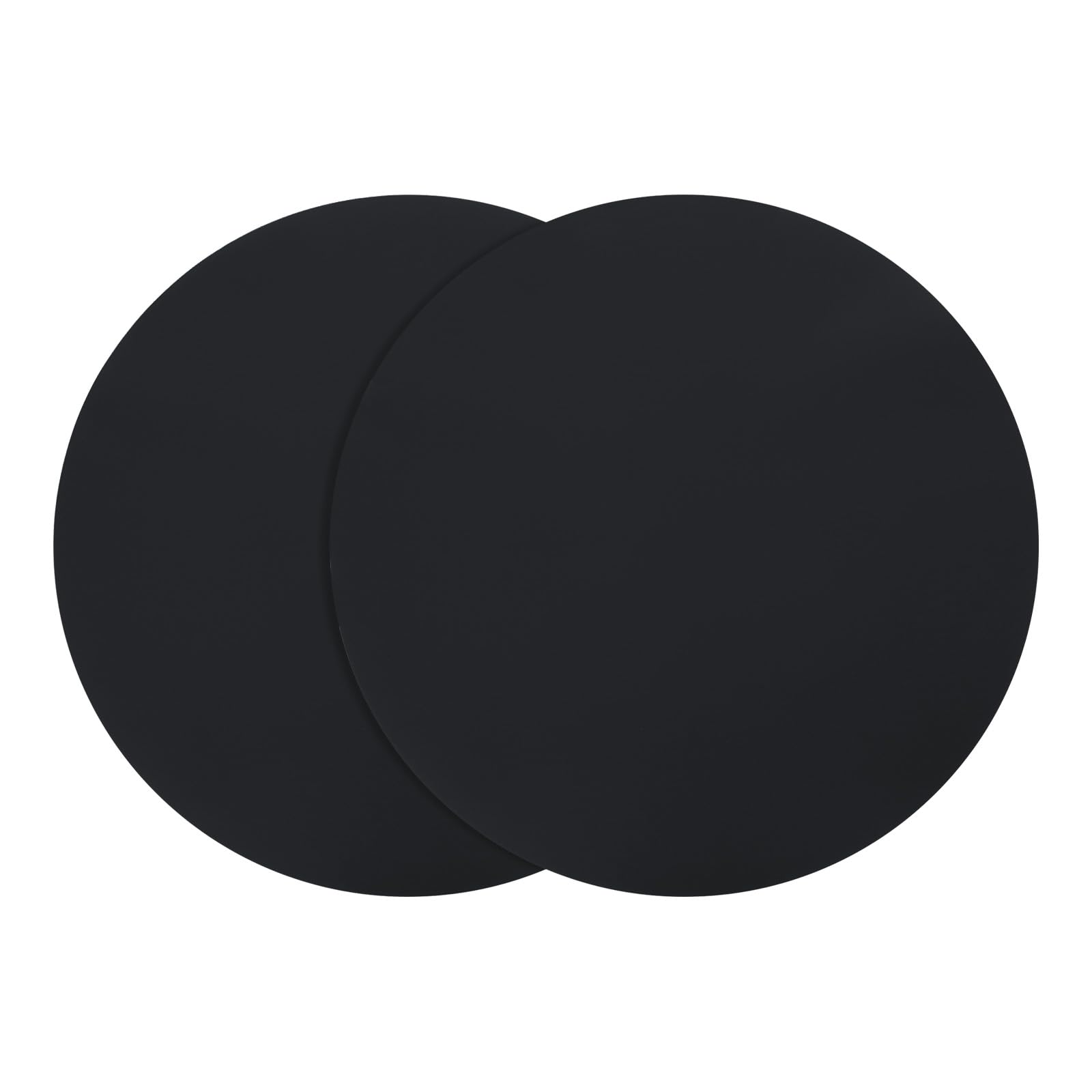 Tapis de four en silicone lavable au lave-vaisselle dessous de plat noir x2