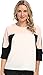 Calvin Klein Women's Solid Color-Block Top