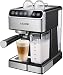 Produktbild Aicook Kaffeemaschine, Espressomaschine mit Siebträger, (15 bar Dampfdruck, BPA-frei) Hause Dampf-Kaffeemaschine, für Espresso Cappuccino Latte(Large) [Energieklasse A+++]