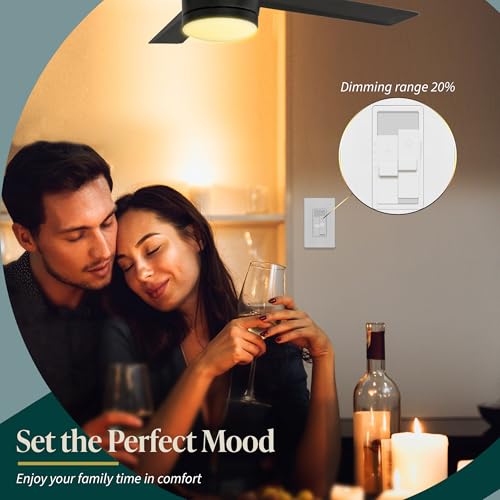 Topgreener TGDSFS3-W Kalide Combo Dimmer Switch With 3-Speed Fan Control For Dimmable 200W Led/Cfl Lights And Fan Combination Switch thumb #2
