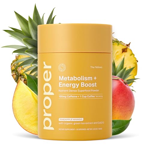 Proper, The Yellows Metabolism and Energy Boost, Sugar...