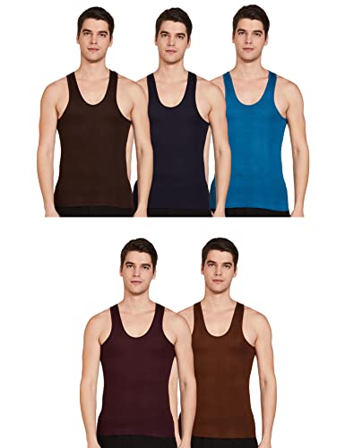 Image of Dollar Men's Solid Regular Vest (MLHVE-01 Assorted 4XL)
