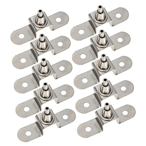 SOPOTUTU 10 Pcs Wire Rope Photo Frame Hangers Zinc Alloy Wire Hook Hangers Easy Install Resistant Heavy Duty Picture Hanging Hooks for Art Lamps and Frames