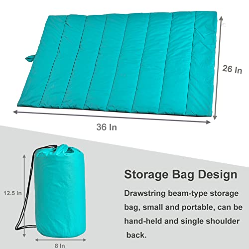 Amofy Pet Mats, 36"X26", Exceptionally Hygienic, Non-Slip, Water Resistant, Comfortable And Portable, Machine Washable, Fit Indoor Outdoor Use For Dogs Cat Pet, Four Seasons Blue #TOP3