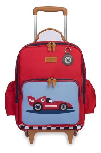 Mochila com Rodas MasterBag de Carro Vermelha - Única Vermelha