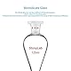 stonylab Scheidetrichter Glas, Borosilikatglas 125 ml Scheidetrichter Heavy Wall Conical Separatory Funnel Trichter mit Glas Absperrhahn 19/26 Gelenk und PTFE-Absperrhahn, 125 ml