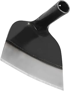 Angoily Acessórios para Cultivador Manual de Vegetais para Uso de Cultivo de Ervas Daninhas Uso Cultivador de Solo Uso Agrícola Pesado Clássico Ancinho de Flores Aço de Substituição para Cavar Enxada de Jardinagem