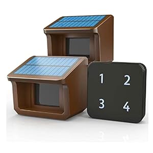 Xujian MNSDM-1166 Solarbetriebener Einfahrtsalarm 800 Meter