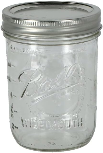 BALL Wide Mouth Jar 16oz, 12 CT
