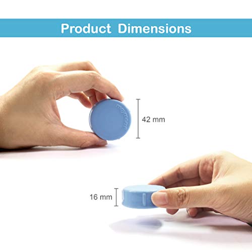 Image of Maymom Solid Lids with Sealing Ring for Standard Sized Bottles, Bottles Lids, Compatible with Medela Bottles, Ameda, and Small Sized Nuk, Playtex, Gerber Bottles, Lifefactory Bottle; 8pc (Blue)