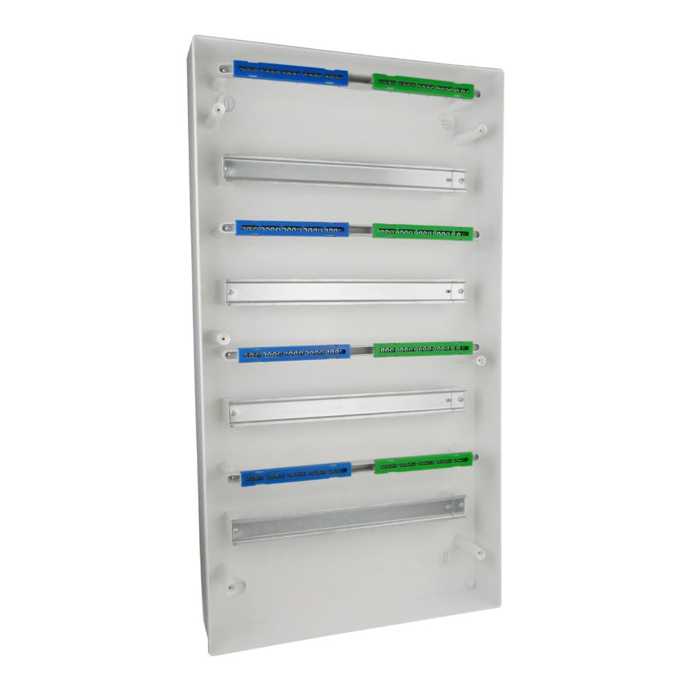 Feuchtraumverteiler Sicherungskasten Verteilerkasten RH-72/4B Aufputz 72 Module IP65 VDE 8529