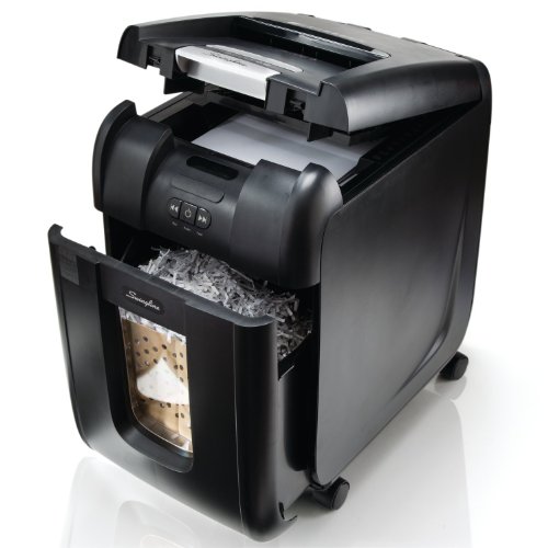 Gbc Paper Shredder, Auto Feed, 230 Sheet Capacity, Super Cross-Cut, 1-5 Users, Stack-And-Shred 230X (1757573) #TOP7