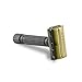 VIKINGS BLADE Double Edge Safety Razor for Men + 5 Swedish Steel Blades + Luxury Case. Smooth, Reusable, Recyclable (Chieftain “5 BC”)