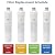 4-Pack Replacement Filters Kit Compatible with Watts Premier RO Pure Plus & Zero Pure Plus