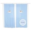 Babykamer kinderkamer gordijnen gordijnen met lussen 5 kleuren, kleur: blauw