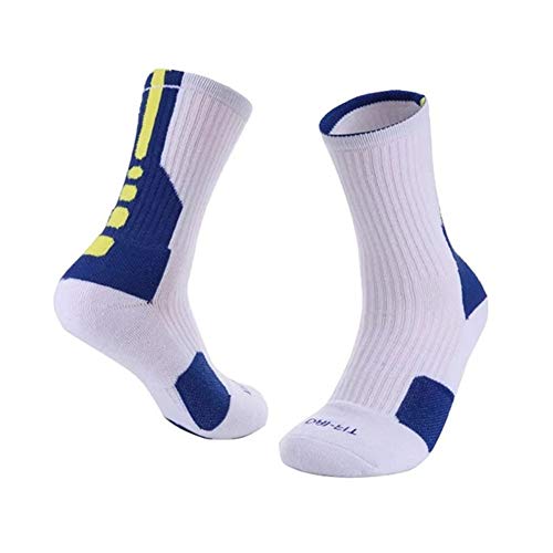 Shulishishop chaussette homme chaussette hommes coton 100% Chaussettes de course hommes Mens chaussettes de course Formateur chaussettes pour hommes white,m Cover