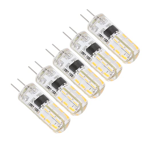 YOUTHINK 10pcs G4 Bulb, 1.5W 110LM AC110V, Plug and Play, Power Saving, for Landscape Lighting, Courtyard (White Light)