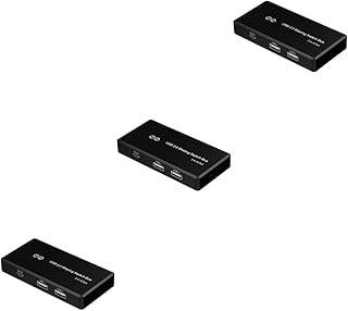 Hemobllo 3pcs 4 Printer Sharing Selector USB selector switch Printer Sharing Switch keyboard mouse switch computer printer keyboard switch Manual Printer Sharer Printer Sharing Adapter usb2