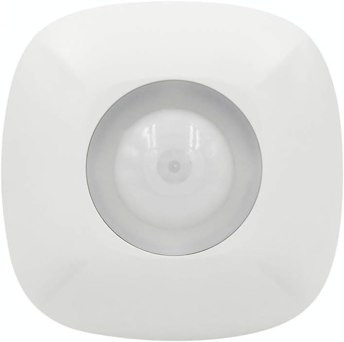 KAIPULE Ceiling-Mounted Z-Wave Plus PIR Motion Sensor,Compatible with Fibaro,HomeSeer and Vera - Easy to install - White
