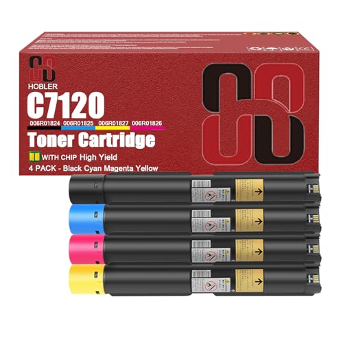 C7120 Toner Cartridges Compatible For Xerox C7120 006R01824 006R01825 006R01826 006R01827 Toner Cartridge Work for Xerox Versalink C7120 C7125 C7130 Printers