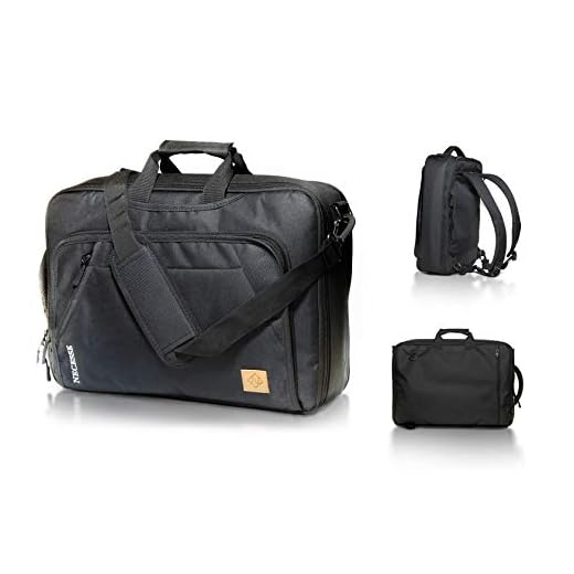 Necesse® Business ryggsäck män – konverterbar all-in-One ryggsäck – handbagage ryggsäck med laptopfack – dagväska för arbete och uni