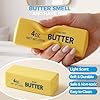 XQOQO Butter Squishy, Soft Slow Rising Squeeze Toys, Butter Stick Squishy Fidget Toys and Stress Balls Squishies for Office Desk Toys, Party Favors & Birthday Gifts(Yellow) #4