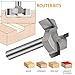 CNC Spoilboard Surfacing Router Bit 1/4 Inch Shank Durable Carbide Tipped by SILIVN - 1 Pack
