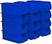 Akro-Mils 30224 Plastic Storage Stacking Hanging Akro Bin, 11-Inch by 4-Inch by 4-Inch, Blue, Case of 12