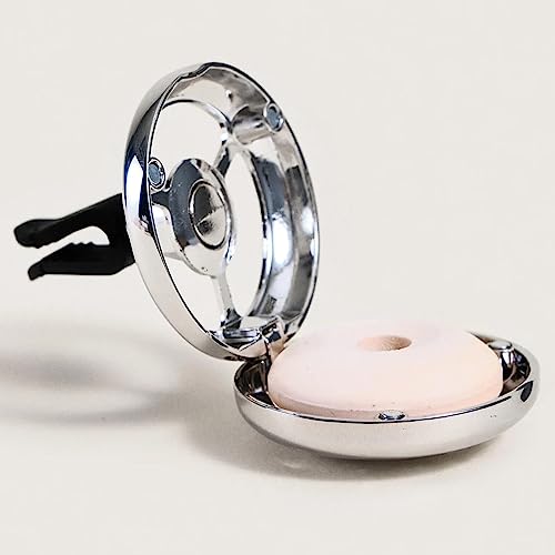 Image of MAISON BERGER Car Diffuser Set, Joy Agave Garden | Lemon Agave Honeysuckle Notes, Refillable Vent Clip, 4-Week Passive Diffusion