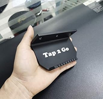 Tap 2 Go Foot Door Opener Anodized Aluminium Alloy along with Fasteners and Door Sticker
